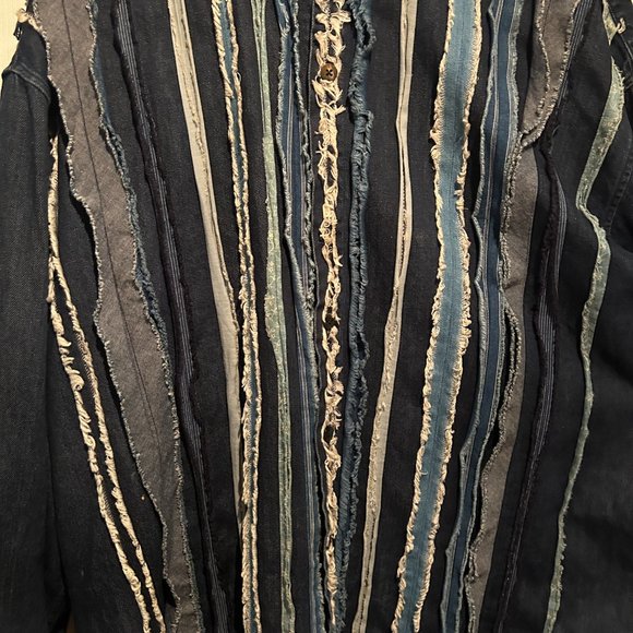 Kapital Reconstructed Patchwork Denim Shirt - Picture 3 of 10